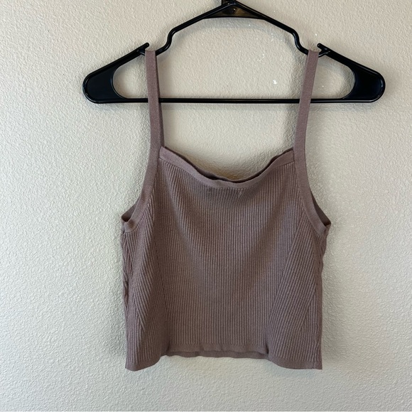 abercrombie ribbed knit square neck tank - Picture 2 of 6